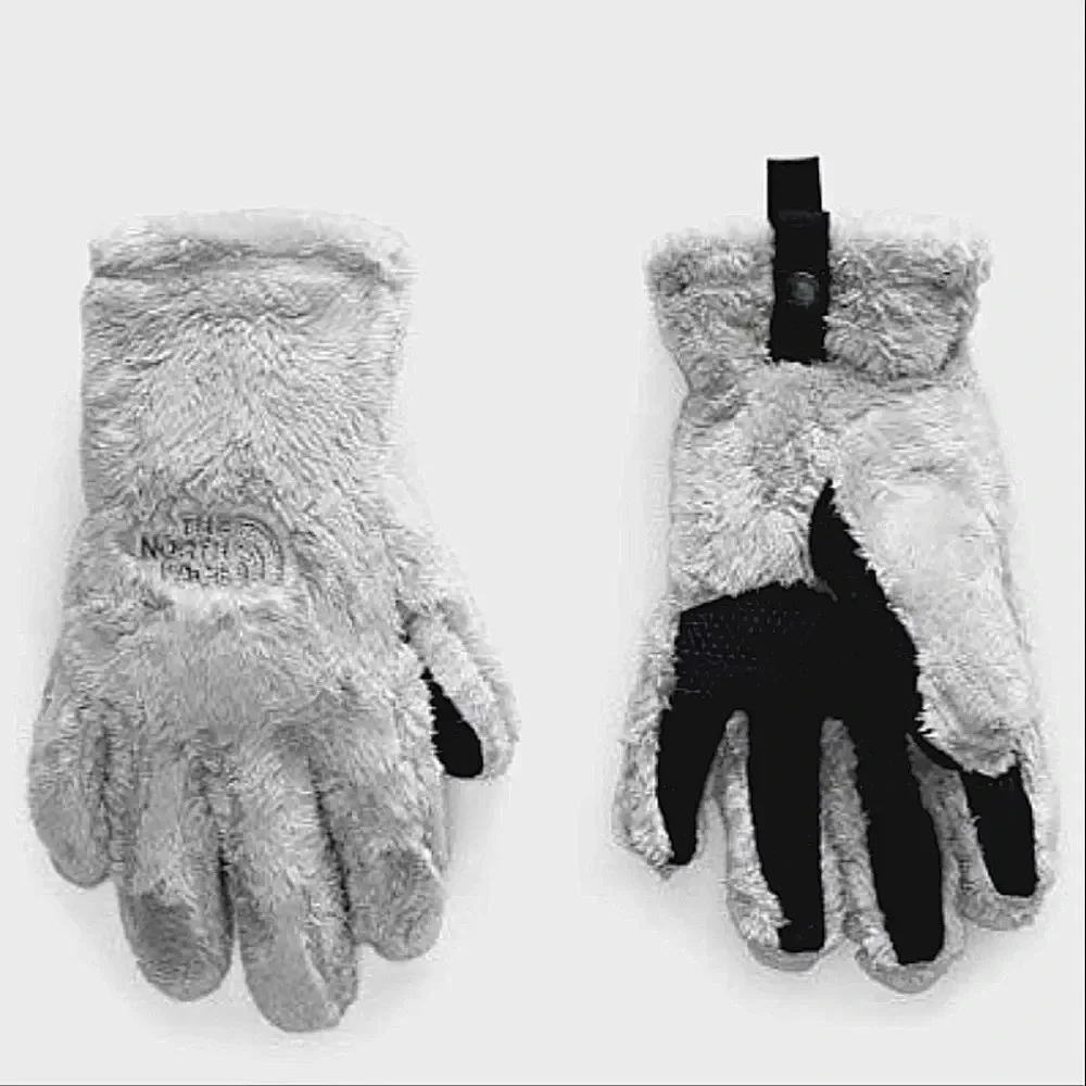 The North Face Kids Grey Girl's Osito fleece Etip Glove sz Small